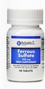 Pelepasan Besi Ferrous Sulfate 325mg oleh Relisable 1 124; Pil Besi untuk Perempuan dan Pria 124; Suplemen Besi untuk Anemia dan Deficiency Besi 124; 100 tablet Besi per Botol