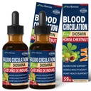 Sirkulasi darah Drops, Tambahan Nitric Oxide untuk Blood Flow, Tekanan & Heart Health W / Horse Chestnut Extract Liquid. Castano de Indias y Diosmina para la Circulacion y Varices. 4 oz
