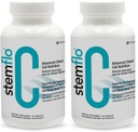 Revitalisasi Sistem Anda dengan StemFlo Advanced Formula 2 Pack - Trans- Resveratrol, Curcumin, dan Super Antioksidan untuk Kesehatan, Umur Panjang, dan Vitalitas