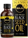 MAJU Black Seed Oil - 3 kali Thymoquinone, Cold- Tertekan, 100% Turki Black Cumin Oil, Cair Minyak Blackseed Murni, Botol Kaca, 8 oz