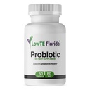 LowTE Florida ® Probiotic Suplement - 60 Capsules, 60mg, Progories for Digetical Health and Imune Support with Lacleillus Acivoillus, Lacleillus Rhamnocus & Bifibacterium Longum