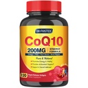CoQ10 200mg Softgels dengan Vitamin E & Omega 3-6 & PQQ - High Absorpsi Koenzim Q10 dengan Bioperine 124; Maksimum Antioksidant 124; Pendukung Jantung & Sel Produksi Energi
