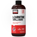 Force Factor L-Carnitine Liquid 3000mg, Maximum Strength Supplement to Dukung Fat Metabolism, Cellular Energy & Muscle Recovery, High Absorbing, Non-GMO, Berry Flavor, 16 oz Bottle