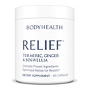 Relief Inflam Kesehatan BodyHealth, Suplemen Bersama, Bantuan untuk Kembali, Knee, Tangan, dengan Turmeric, Boswellia, Ginger, All Natural, Non-GMO, Gluten Free (90 Capsules)