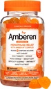 Suplemen Amberen Menopause bagi Perempuan, Multi- Symptom Relief, Vitamin E & Unique Amberen Compound, Membantu Dukungan Keseimbangan Hormone, Hot Flashes & Night Sweats, Sugar Free, Orange Flavor, 60 Gummies