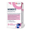 NATURE TARGET Probiotik untuk - Perempuan dengan Pregren, Cranberry dan D- Mannose, 60 Milyar - CFUs, Probiotik Perempuan untuk Kesehatan Digetical / Gut Kesehatan / Imune Booster