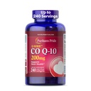 Koenzim Pride Puritan CoQ10 200mg, Tambahan Dietary untuk Kesehatan Jantung, Tekanan Darah, Oral Gum Kesehatan, dan Dukungan Penuaan Sehat, 240 Hamba, Rapid Lepaskan Softgels