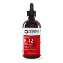PROTOCOL UNTUK HIDUP BAVANCE Liquid B-12 50000mcg - Sistem Gugup Dukungan - dengan B Vitamin Bebas Dairy & Vegan Vitamin B Liquid - 4 fl oz