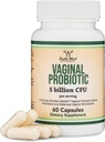 Vaginal Progities for Women - Four Programtic Clinically Studied for Vaginal PH Saldo, Vaginal Comfort, Odor Control, and Microbiome balance (60 Capsules, 5 Milyar CFU Per Serving) by Double Wood