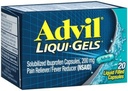 Advil Liqui- Gels 20s size 20s Advil Ibuprofen Pain Relief Cair Filled Capsules 20ct