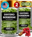 Dihydroberberine Tambahan - Dehydro Berberine Organik -Super Berberine Suplemen dengan Ceylon Cinnamon & R Alpha Lipoic Acid & Apigenin - Hydroberberine 240 caps (2 Packs)