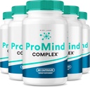 Rize labs ProMind Complex Suplement, Organic Memory Support Formula to Strengthen The Brain, Digunakan untuk Boost Memory - Paket 5 (300 Kapsul)
