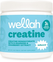 Wellah Creatine for Women (50 Pelayan, Tak Beraroma) - Creatine Monohydrate dengan Ekstrak Dandelion & Cranberry