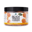 Amazing Herbs Black Seed Oil Gummies - 500mg Per Serving, Cold Pressed Black Cumin Seed, dibuat dengan Nigella Sativa, membantu Boost Imunity, Menyediakan Disuling Health - Orange Flavor 60 Count