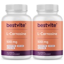 BESTVITE L- Carnosin 500mg (240 Capsules) (120x2) No Fillers - No Steates - Non GMO - Gluten Free