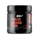 Amino + Powder - Pre and Post Workout with Caffeine + Green Tea Extract - BCAA, Acids amino, Zero Sugar, Low Calorie, Superior Tasches, 40 Servings (Peach Mangga)