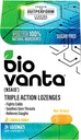 Biovanta Natural Ingredials Sugar- Free Lozenges untuk Cough, Cold and Sore Throat, 24 Lemon Honey Throat Lozenges