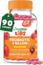 Produksi Lifeable untuk Anak Gummies 124; 50mg (5 Milyar) 124; Besar Tasting Kids Promies 124. untuk Kesehatan Gut dan Imune Dukungan 124; Anak Probiotik Gummies untuk Anak Laki-laki dan Perempuan 124; 90 Gummi