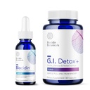 Riset BioBotani Biocidin Liquid Formula (1 oz) dengan Detox + Gentle Binder - Bundle Detoksifikasi Produk Dua untuk Mendukung Membersihkan & Divalry - Asisten di Toxin & Biofilm