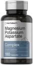 Horbach Magnesium Potasium Aspartate Complex 124; 180 Capsules 14; Non-GMO dan Gluten Free Formula