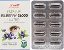 Hai, Premium Bilberry 36000 + Lutein 12mg 60Vegan Capsules