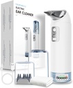 Ear Wax Removal Kit, 360 ° Electric Ear Cleaner, Ear Cleaning Kit with 4 Water Pressure Modes, Earwax Removal Kit for Safe Ear Flushing System w / 8 Irrigation Tips, Low Noise, IP65 Waterproof