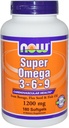 Super Omega 3-6-9 1200mg 180 Softgels (Paket 2)