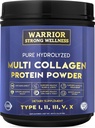 Pure Hydrolyzed Multi Collagen Protein Powder, Collagen Powder, Boost Energy, untuk Penuaan Skin Elasticity, Rambut & Nails Pertumbuhan Dukungan, Kesehatan Gabungan (Rasa Rasa)
