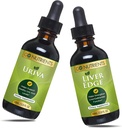 Go Nutrients Uriva & Liver Edge 12.4; Liver Cleanse & Advanced Liquid Drops Suplemen Acid Uric, untuk Acid Uric Levels Sehat Itu membantu mengurangi rasa malu dan kesedihan otot