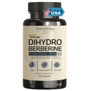 VINATURA Dihydroberberine Suplemen dengan Ceylon Cinnamon, 500mg - (GlucoVantage Super Berberine), Mungkin Berberine 5X Lebih menyerap - 30 Capsules