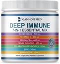 Imunitas Pertahanan Terakhir Vitamin untuk Orang Dewasa dan Anak-anak - Katup Pertahanan Tanpa Batas dengan Elderberry, Vitamin C, Echinacea, Bawang Putih, Panax Ginseng dan Zinc - 120 Caps (8,8 Oz Powder)