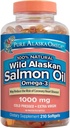 Murni Alaska Omega - 3 Wild Alaska Salmon Minyak Salmon 10000mg 210 ct