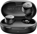 Pembangkit Earbuds Nirkabel TOZO di Mic Clear Calls Ergonomic light Weight Bluetooth 5.3 di Headphone Ear Headphone Waterproof Premium Stereo Buds 30H Playtime dengan 32 EQs via APP