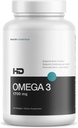 HD GentiCle HealthHD Omega-3 Fish Oil 124; 1700mg Ultra Tinggi Potung- 3 Triglyceride 124; DHA & EPA 124; Kesehatan Hati Dukungan 124; 60 Pelayan / 120 Softgeels