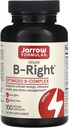 Jarrow Formula BRight - Lower-Odor Vitamin B-Complex Formula - Energy & Metabolisme Dukungan - Promoses Brain, Kesehatan Hati & Kardiovaskular - 100 Pelayan (Paket 1)