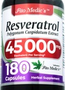 Lab FITO MEDIC 124; Resveratrol 124; Suplemen Resveratrol 124; Capsules Reveratrol 450 mg 100: 1 per 3- Capsule Serving 124; 180 Capsules