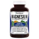 FarmHaven Magnesium Glycinate & Malate Complex w / Vitamin D3, 100% Diganti untuk Max Absorpsi, Vegetarian - Bone Health, Nerves, Muscles, 180 Capsules, 90 Hari