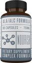 Acetyl L-Carnitine dengan Alpha Lipoic Acid - ALA ALC ALCAR - Alpha Lipoic Acid dengan Acetyl L- Carnitine - 525 mg ALCAR - 225 mg ALA - 90 Capsules