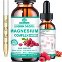 Cortisol Detox for Women & Men w. Super Calm 16- 1 Magnesium, Theanine, Ashwagandha, St Johns Dort, Lemon Balm, Cortisol Wellness Liquid Drops for Ballanced Cortisol, Harmone Ballanced & Relaxation