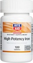 Rite Aid High Potency Iron Tablet - 100 Cacah