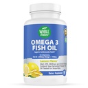 Tambahan Minyak Ikan Omega 3, Maksimal Kekuatan 2400 mg Omega-3, 1440mg Minyak Ikan, EPA DHA Fatty Acids, Heart Health, Vision, Eye, Brain, Imune Dukungan Perempuan & Pria.
