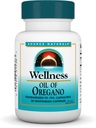 Sumber Minyak Wellness Oregano - Standardisasi untuk 70% Carvacrol - 30 Kapsul Vegetarian