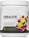 German Micronized Creatine + USA Tart Cherry + Vitamin B6 - Pra dan Post Workout Suplemen Perempuan & Men, Tart Cherry Lime Flavor, Caffeine- Free Nafirement for Body and Brain