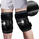 2 Ice Pack for Knee Pain Relief, Reconfiable Gel Ice Wrap for Injuries, Swelling, Knee Replacement Bedah, Terapi Kompress Dingin untuk Arthritis, Meniscus Tear and ACL, Hitam