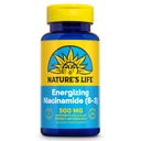 Nature 's Life Energizing Niacinamde 500mg - No Flush Vitamin B 3 Niacin Suplement - Nerve Fungsi, Metabolisme dan Energi Sehat Dukungan - 60 Hari, Lab Diverifikasi, 100 tablet