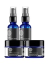 C60 Complete Skin Care Solution - AntiAging Moisturizer, Mask, Eye Cream and Serum with Carbon 60 Superantioksidant - Brightening for Dark Skin Tone, Eye Area, Fine Lines & Wrinkles