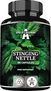 APollo 'S HEGEMONY Stinging Nettle 500 mg - Ekstrak Kekuatan Tinggi DER 4: 1, 90 Vegan Capsules, 3 Bulan Suppply, Herbal Suppplemen untuk Mendukung Kesehatan Kardiovaskular