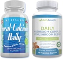 Kesehatan Harian - Coral Calcium Harian & 10 Mashroom Blend Complex Combo (Supply 1 Bulan)
