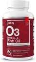 Elemen Escalypse Omega-3 Tambahan Minyak Ikan dengan EPA & DHA 124; Acids Gendut untuk Imune, Hati & Kognitive Dukungan 12.4; 60 Softgeels