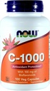 NOW C-1000, with 100 mg of Bioflavonoid, 100 Capsules (Pack of 2)